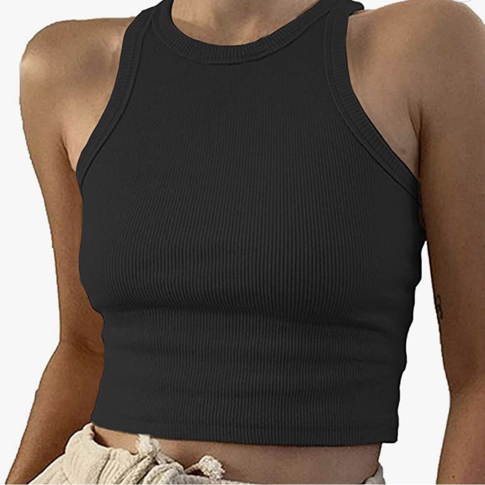 Black Crop Tank